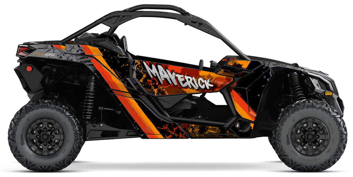 Kit de gráficas para UTV Can-Am Maverick - DISEÑO 03 - LedPro Racing