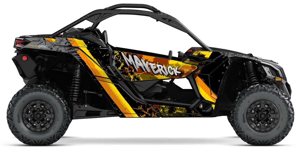 Kit de gráficas para UTV Can-Am Maverick - DISEÑO 04 - LedPro Racing