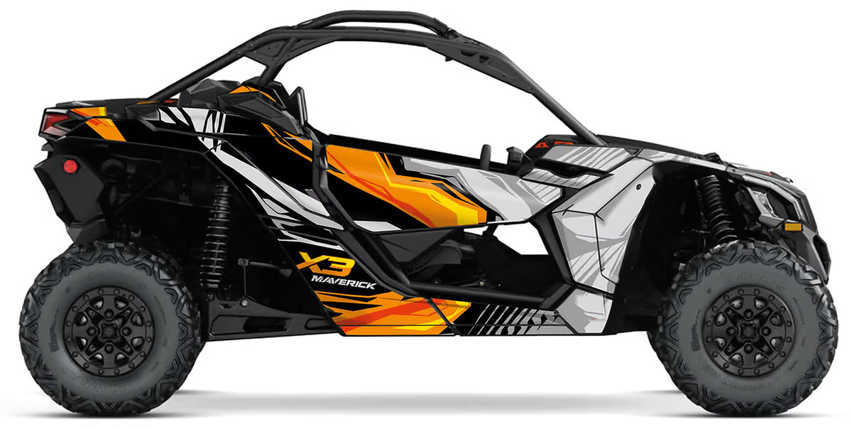 Kit de gráficas para UTV Can-Am Maverick - DISEÑO 10 - LedPro Racing