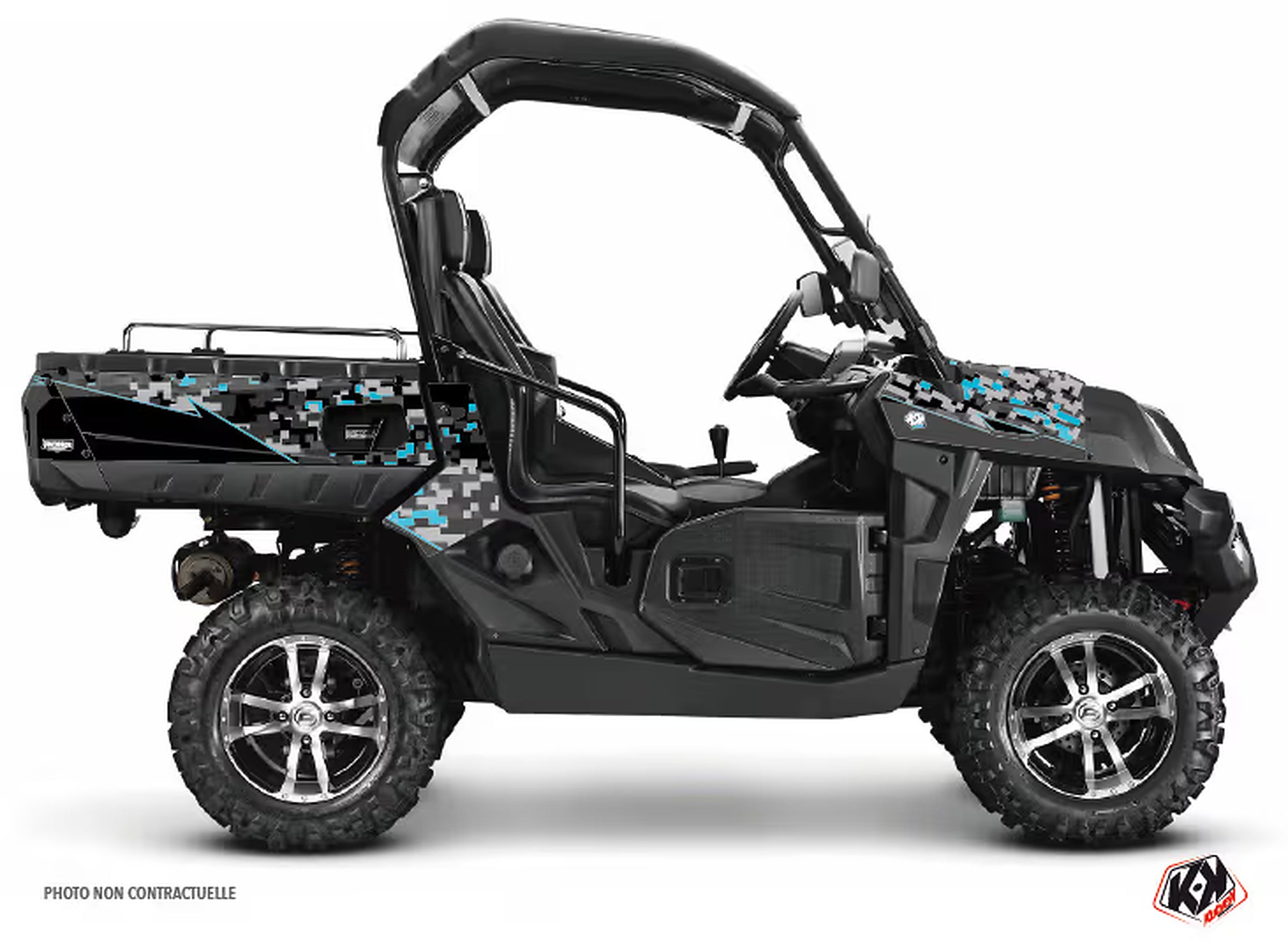 Kit de gráficas para UTV CF Moto UForce - DISEÑO 03 - LedPro Racing