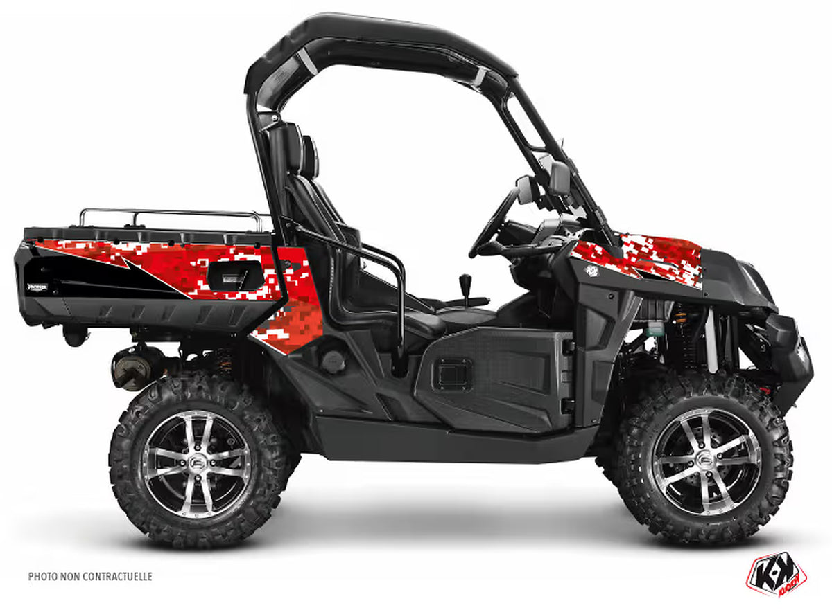 Kit de gráficas para UTV CF Moto UForce - DISEÑO 04 - LedPro Racing