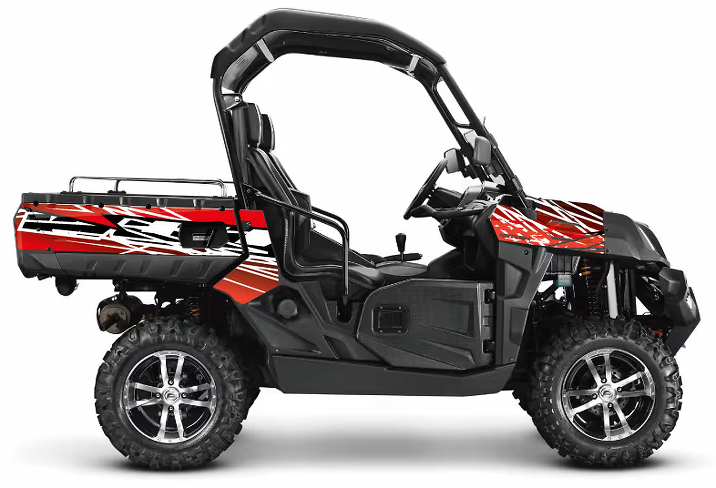 Kit de gráficas para UTV CF Moto UForce - DISEÑO 08 - LedPro Racing