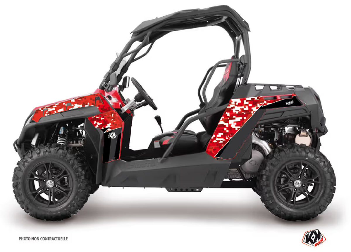 Kit de gráficas para UTV CF Moto ZForce - DISEÑO 04 - LedPro Racing