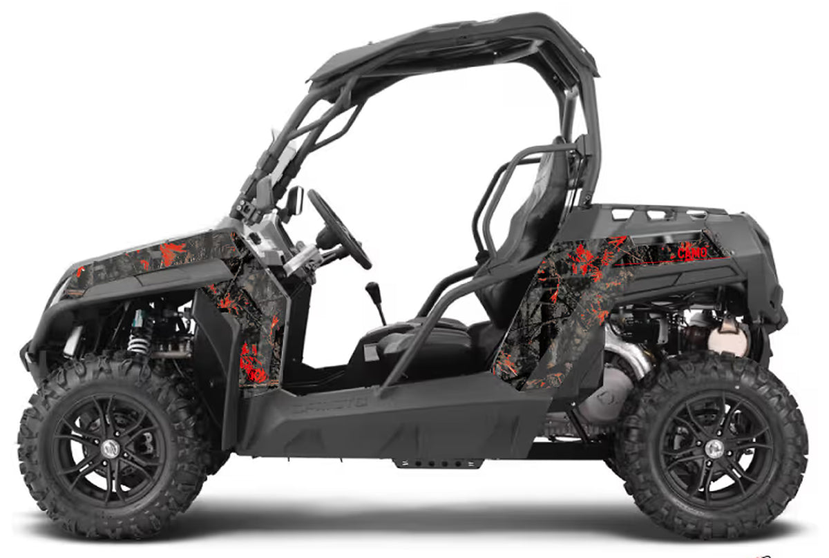 Kit de gráficas para UTV CF Moto ZForce - DISEÑO 11 - LedPro Racing