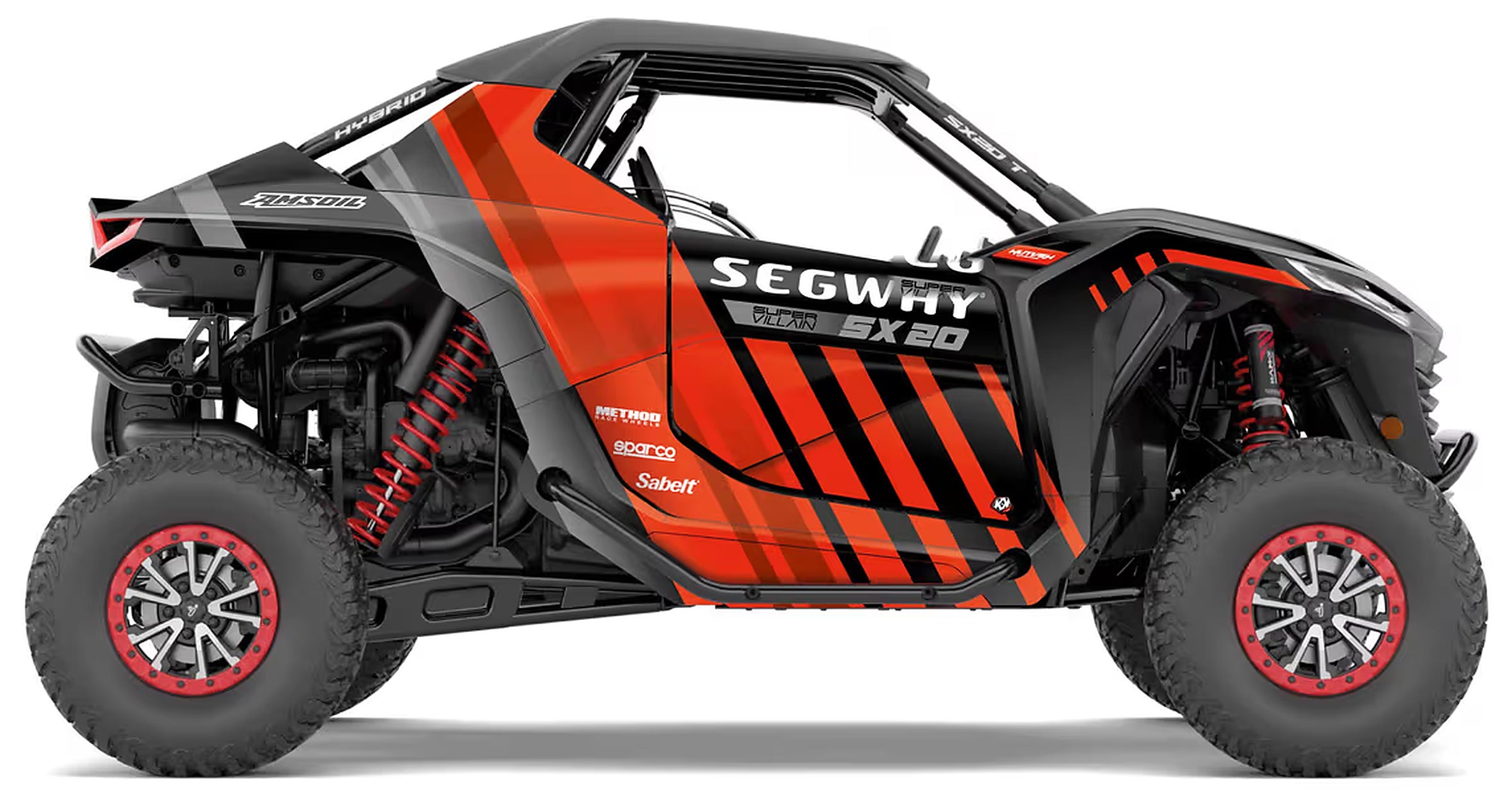 Kit de gráficas para UTV Segway Super Villain SX20 - DISEÑO 01 - LedPro Racing