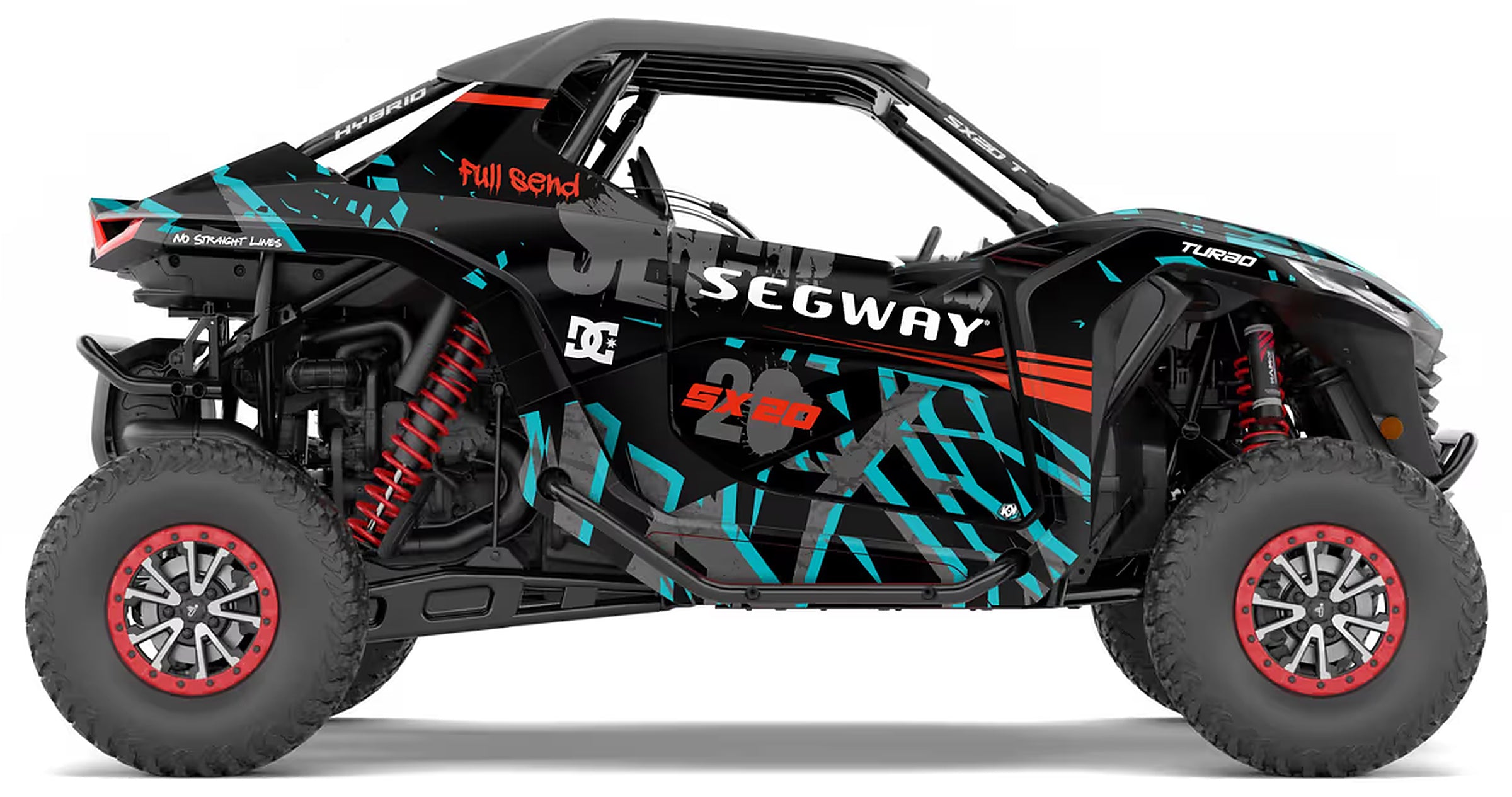 Kit de gráficas para UTV Segway Super Villain SX20 - DISEÑO 05 - LedPro Racing