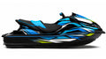 Kit de gráficas para moto de agua Kawasaki - Diseño 01 - LedPro Racing