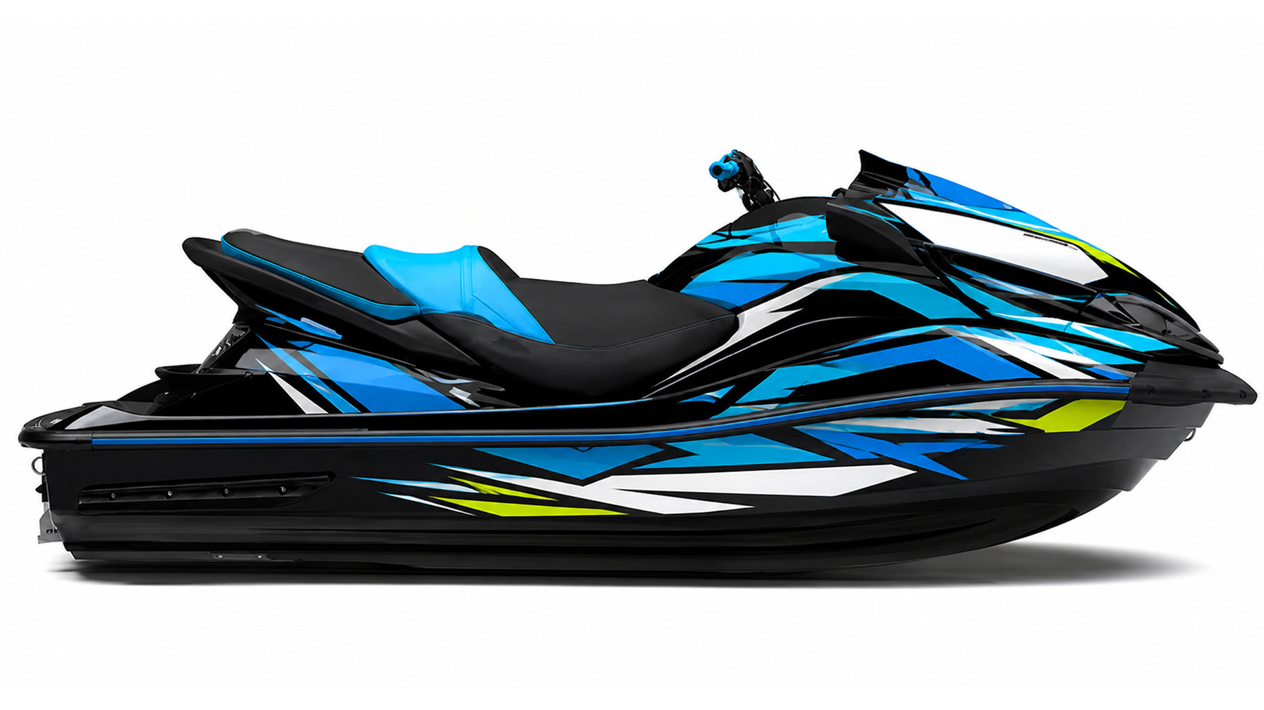 Kit de gráficas para moto de agua Kawasaki - Diseño 01 - LedPro Racing