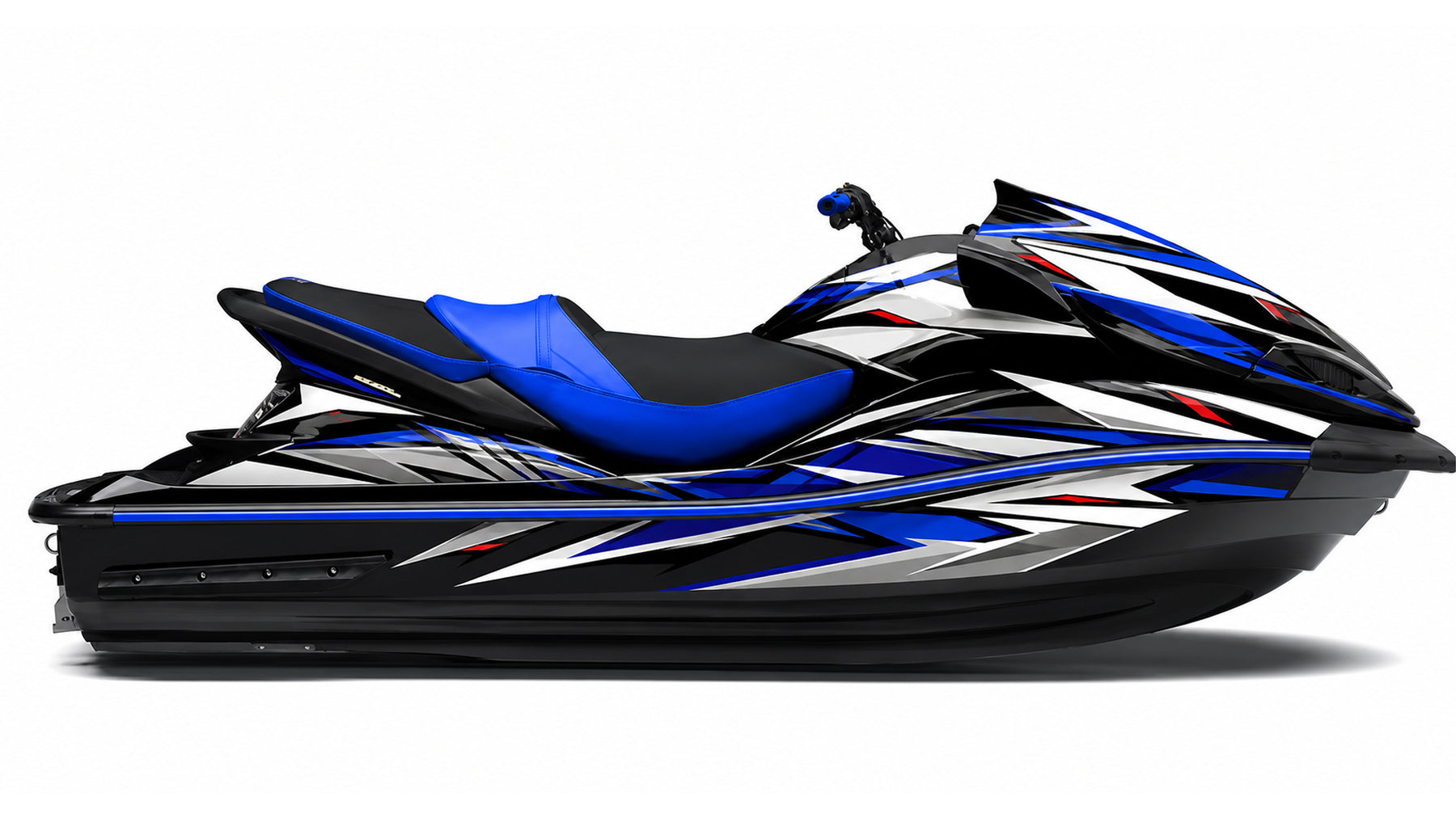 Kit de gráficas para moto de agua Kawasaki - Diseño 08 - LedPro Racing