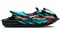 Kit de gráficas para moto de agua Kawasaki - Diseño 09 - LedPro Racing