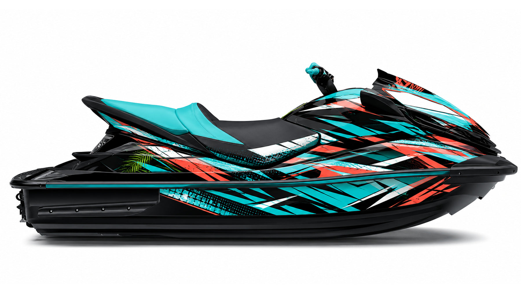 Kit de gráficas para moto de agua Kawasaki - Diseño 09 - LedPro Racing