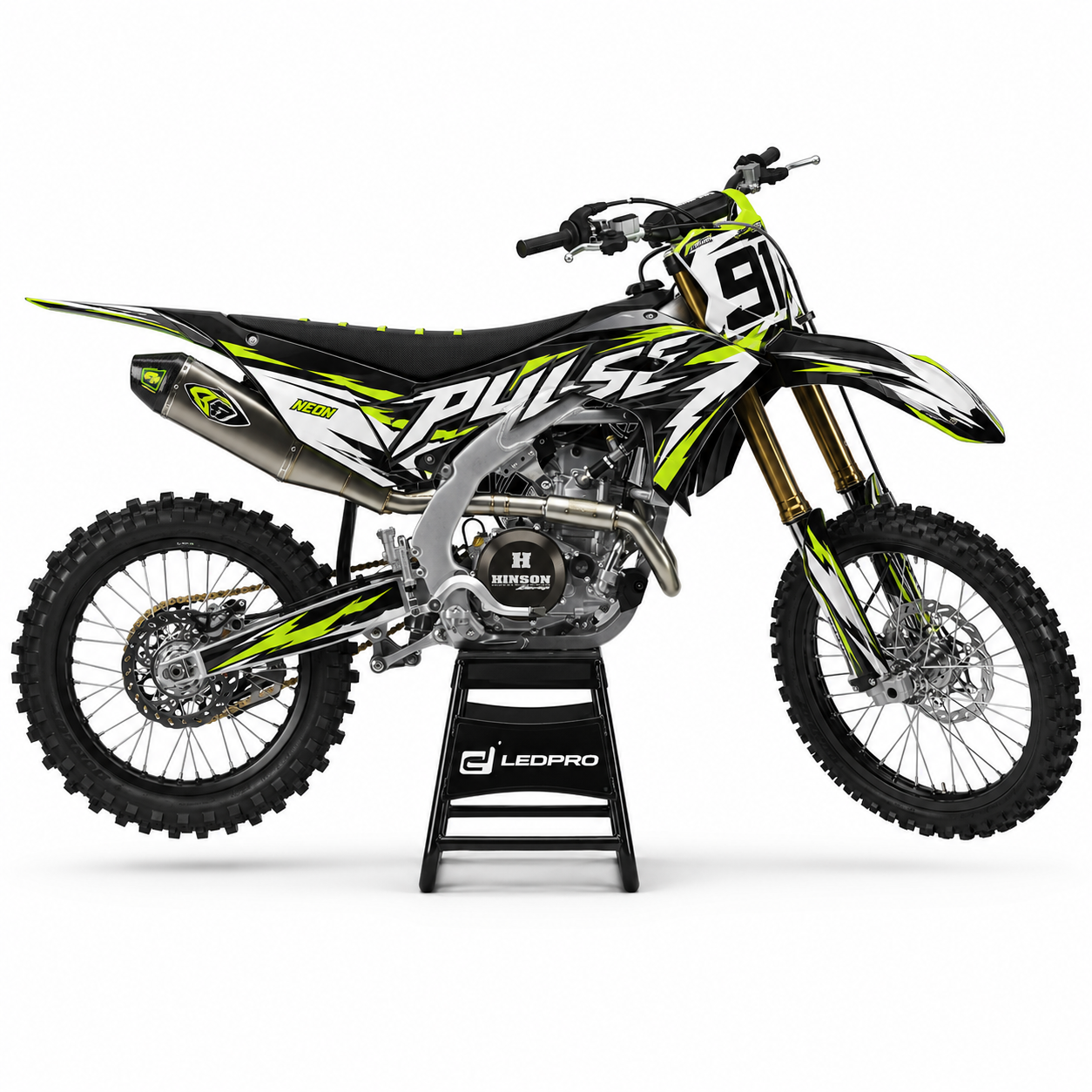 Kit de Gráficas para Motocross Kawasaki KX450F - Diseño 1