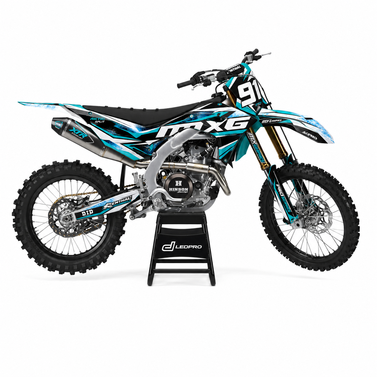 Kit de Gráficas para Motocross Kawasaki KX450F - Diseño 13