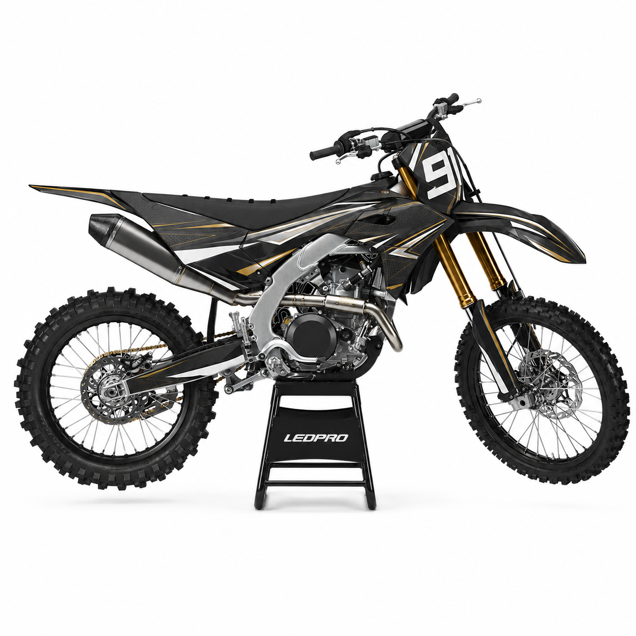 Kit de Gráficas para Motocross Kawasaki KX450F - Diseño 17