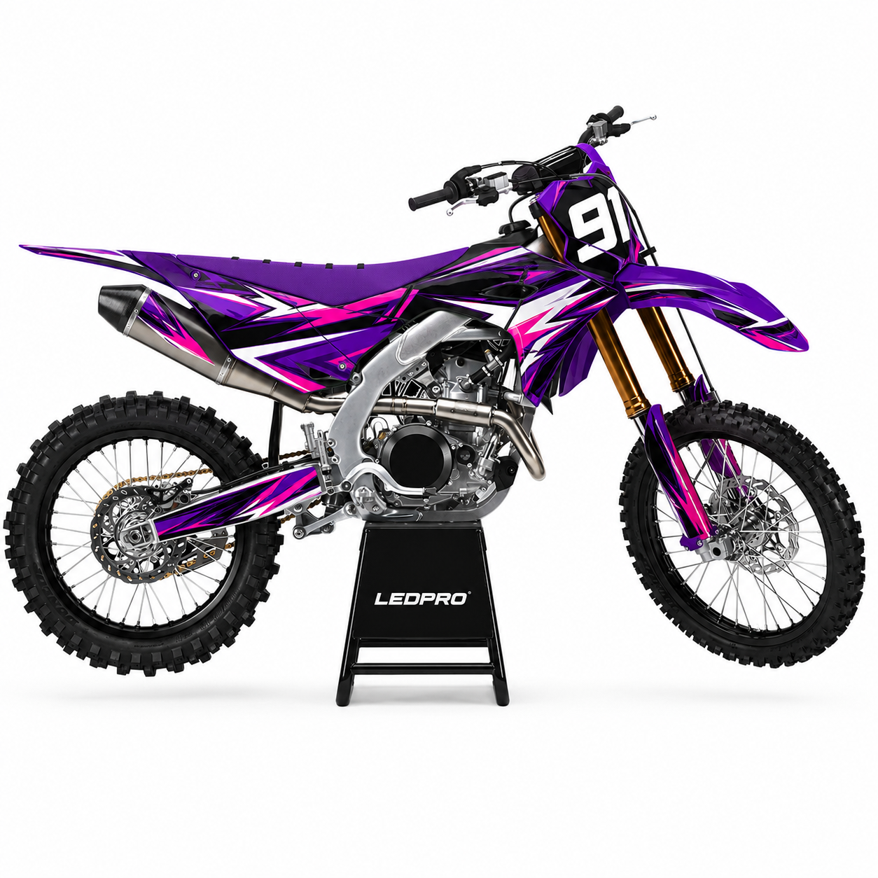 Kit de Gráficas para Motocross Kawasaki KX450F - Diseño 18