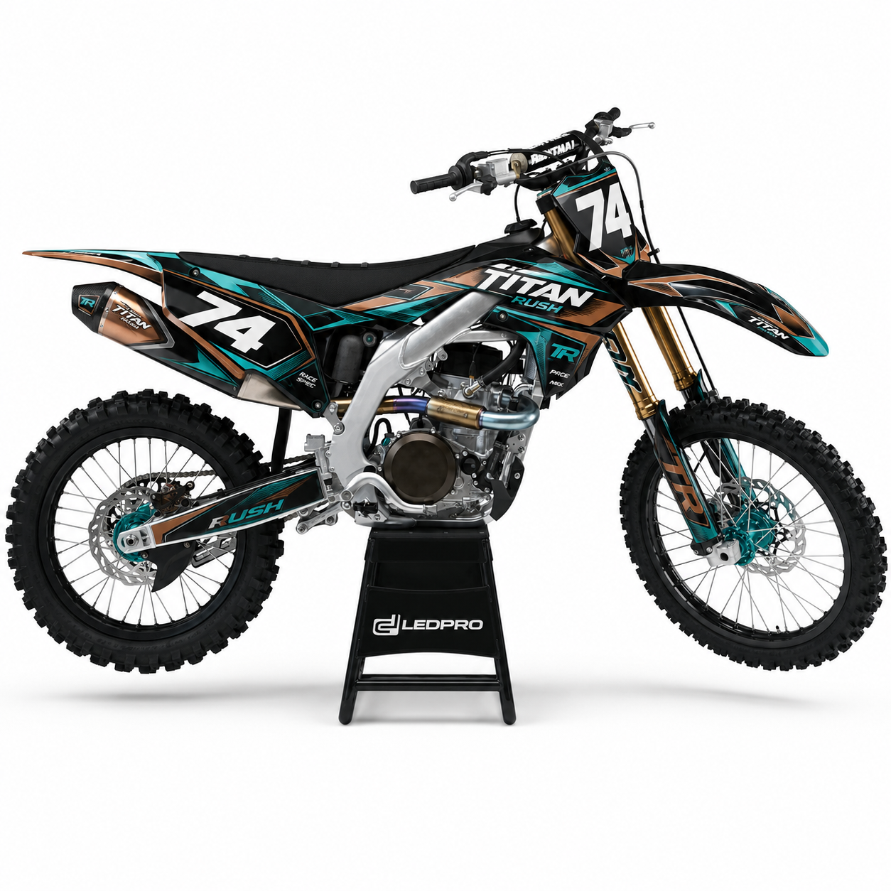 Kit de Gráficas para Motocross Kawasaki KX450F - Diseño 38