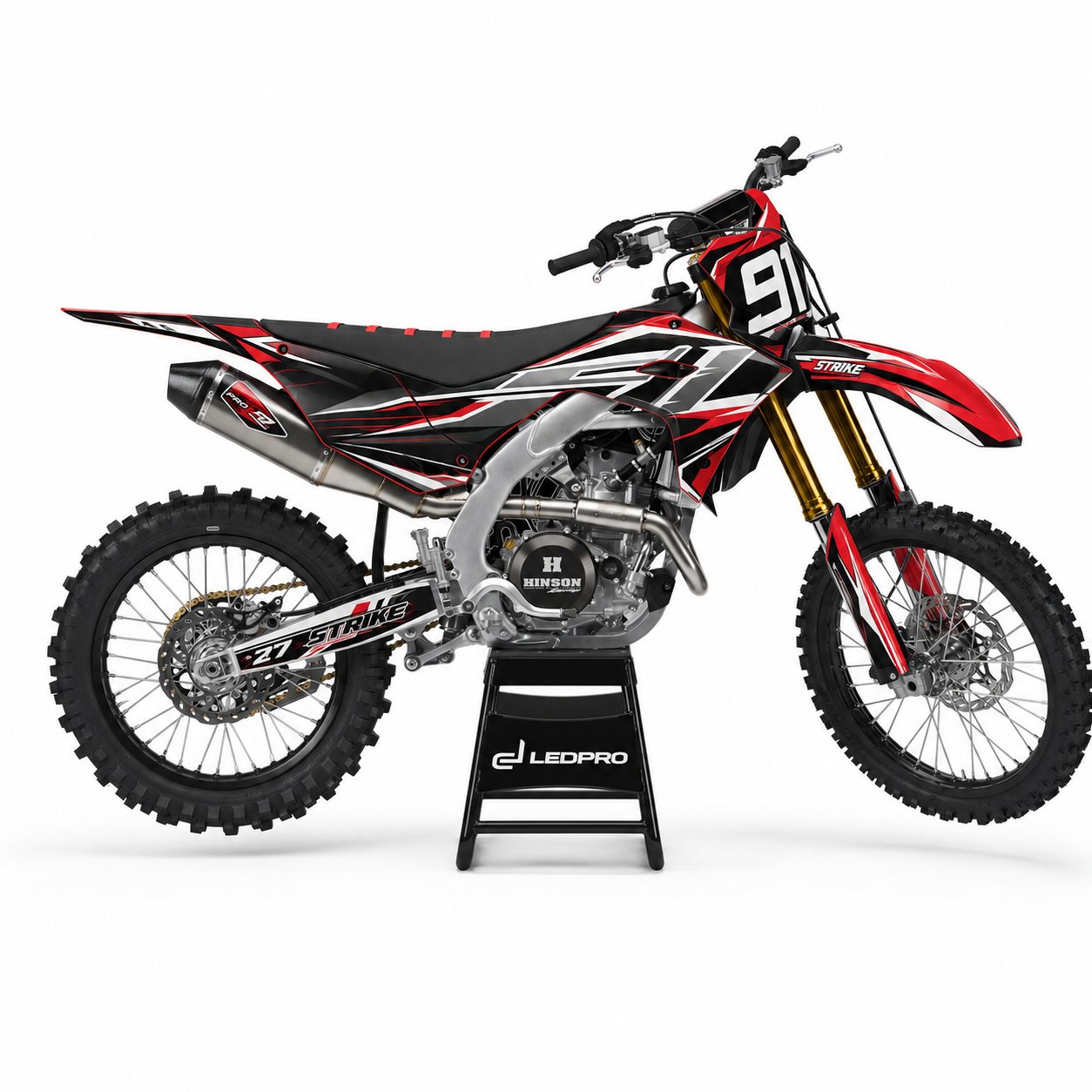 Kit de Gráficas para Motocross Kawasaki KX450F - Diseño 5