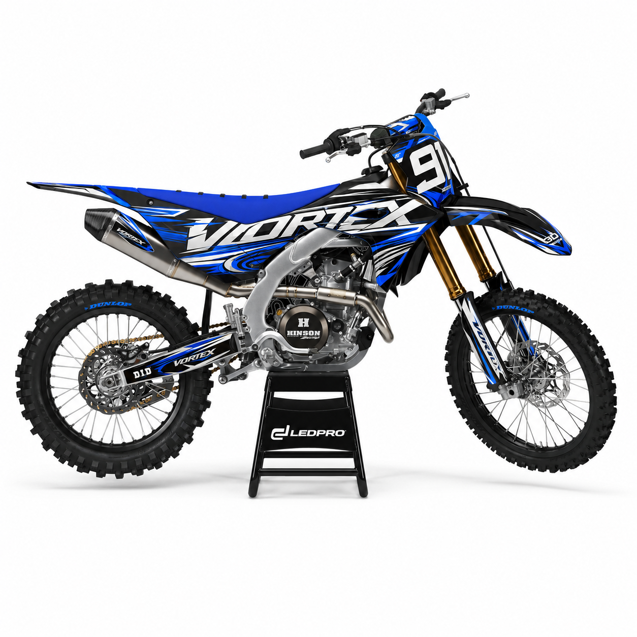 Kit de Gráficas para Motocross Kawasaki KX450F - Diseño 6