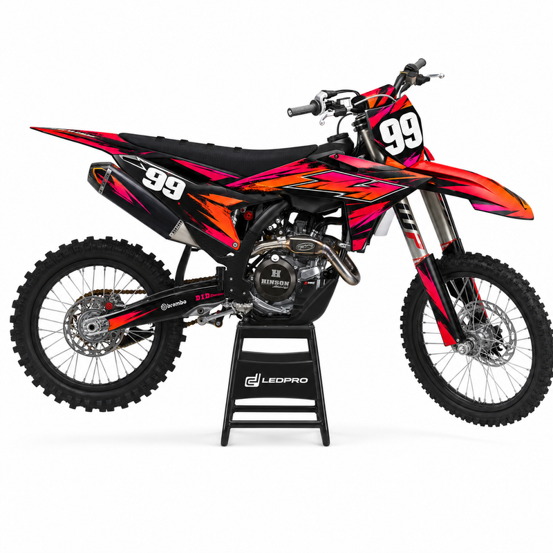 Kit de Gráficas para Motocross KTM SXF - Diseño 1