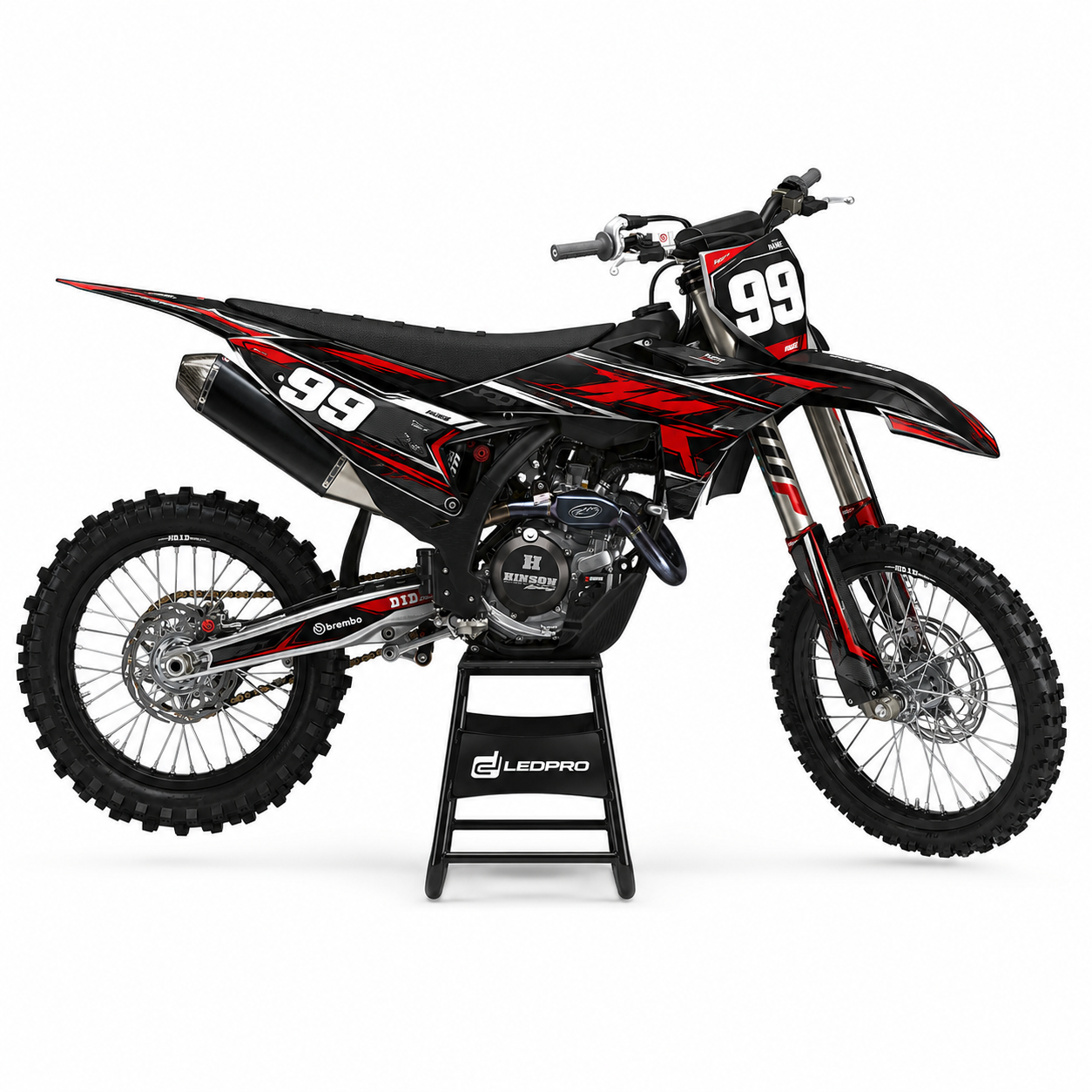 Kit de Gráficas para Motocross KTM SXF - Diseño 9