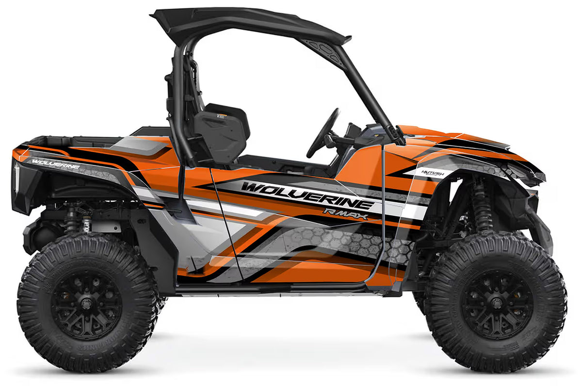 Kit de gráficas para UTV Yamaha Wolverine RMAX - DISEÑO 11 - LedPro Racing