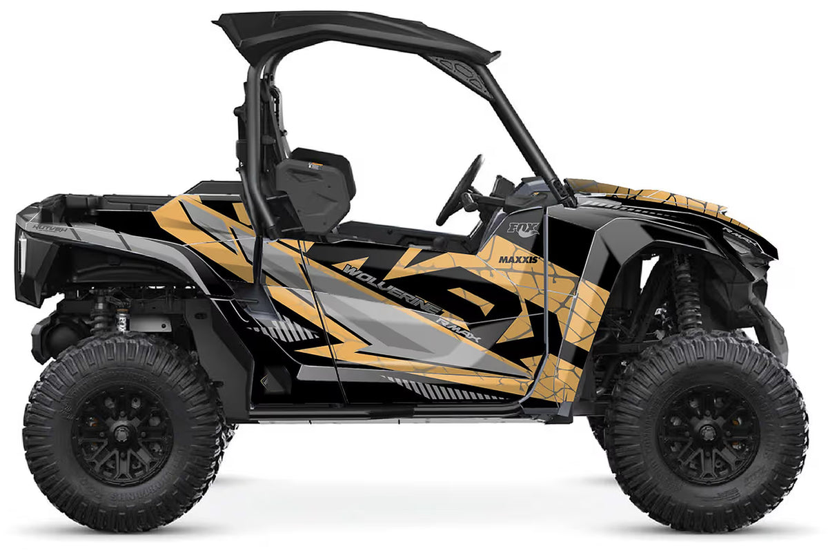 Kit de gráficas para UTV Yamaha Wolverine RMAX - DISEÑO 14 - LedPro Racing