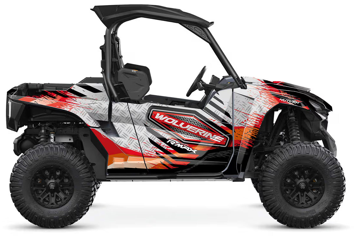 Kit de gráficas para UTV Yamaha Wolverine RMAX - DISEÑO 15 - LedPro Racing