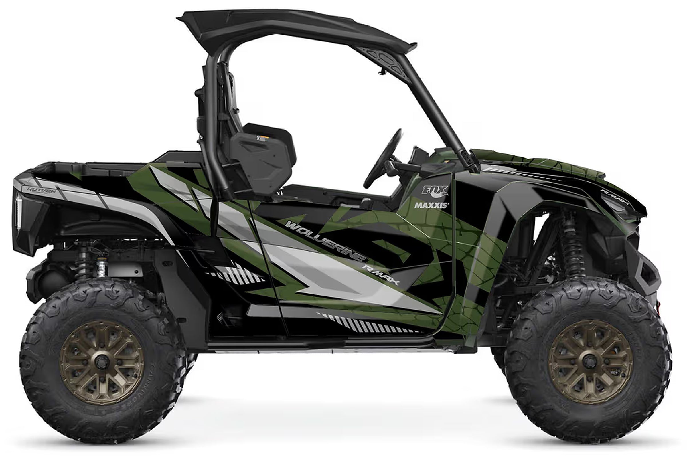 Kit de gráficas para UTV Yamaha Wolverine RMAX - DISEÑO 19 - LedPro Racing