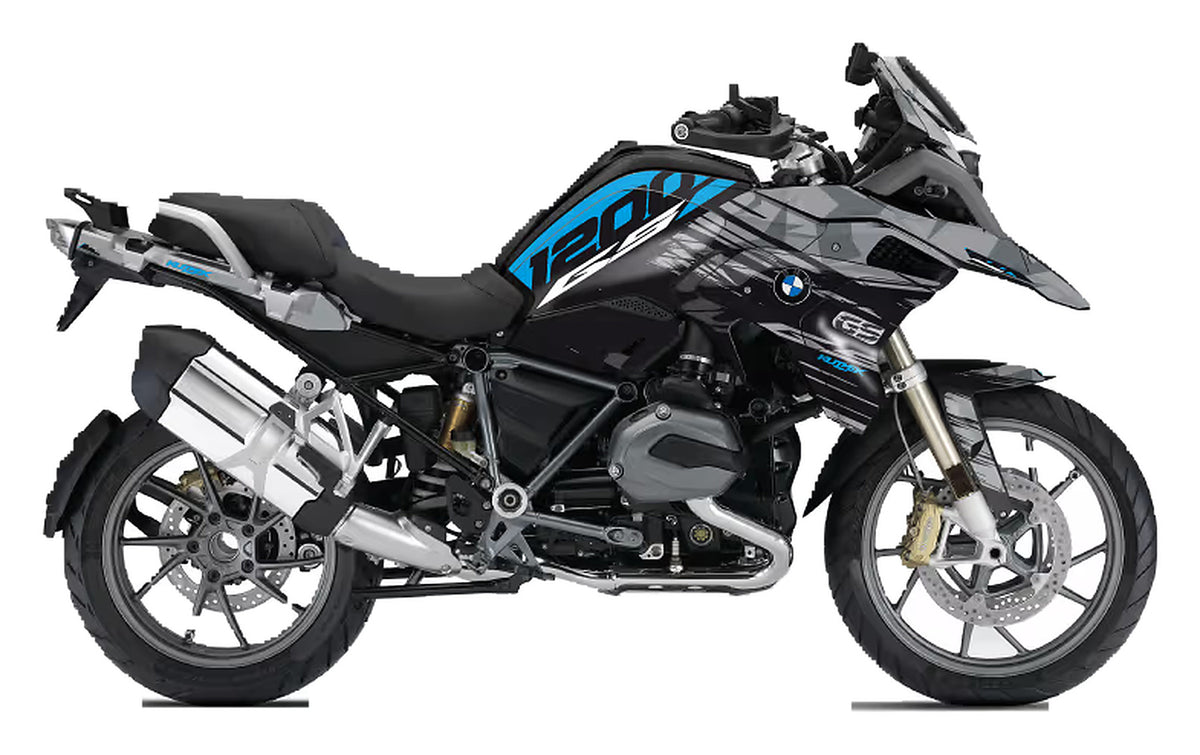 Kit de Gráficas para Moto Adventure BMW GS - Diseño 11 - LedPro Racing