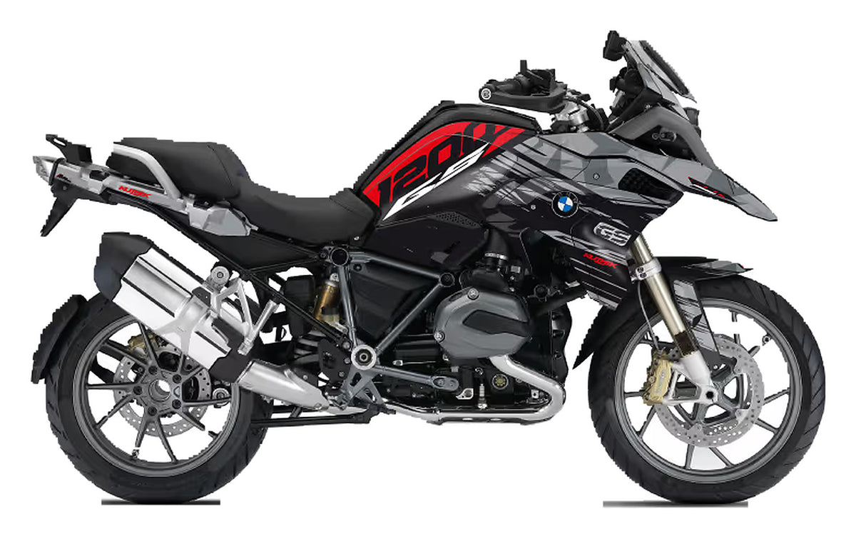 Kit de Gráficas para Moto Adventure BMW GS - Diseño 12 - LedPro Racing