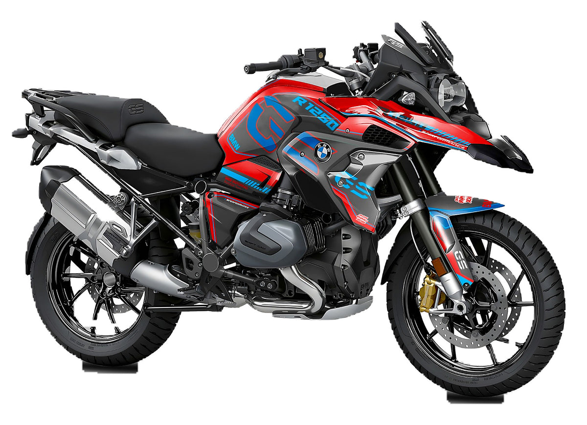 Kit de Gráficas para Moto Adventure BMW GS - Diseño 18 - LedPro Racing