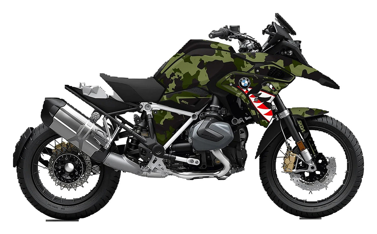 Kit de Gráficas para Moto Adventure BMW GS - Diseño 20 - LedPro Racing