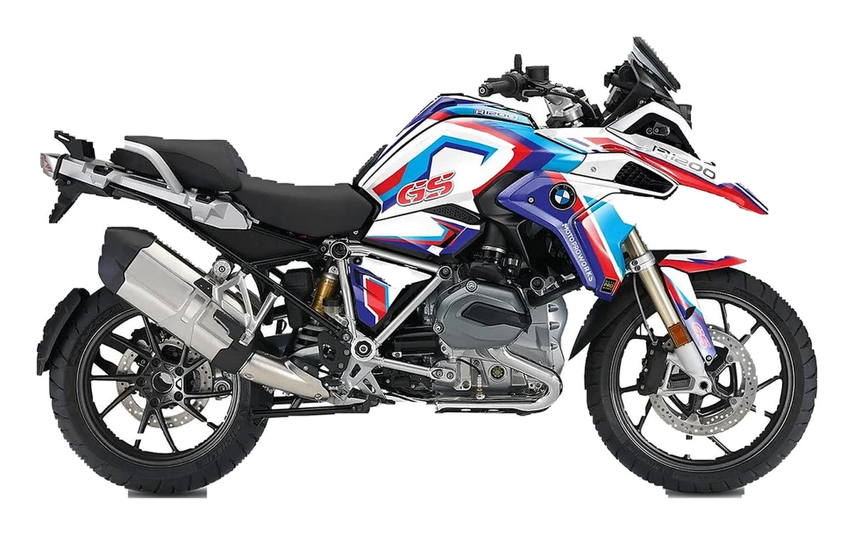 Kit de Gráficas para Moto Adventure BMW GS - Diseño 22 - LedPro Racing