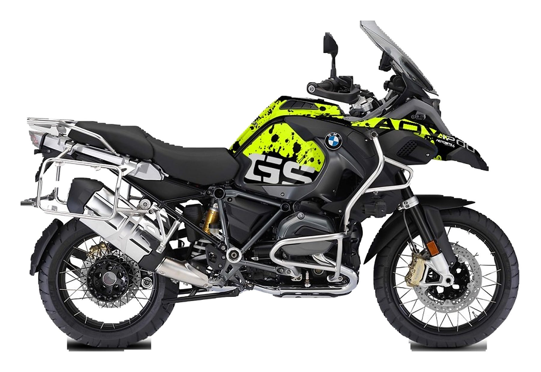 Kit de Gráficas para Moto Adventure BMW GS - Diseño 24 - LedPro Racing