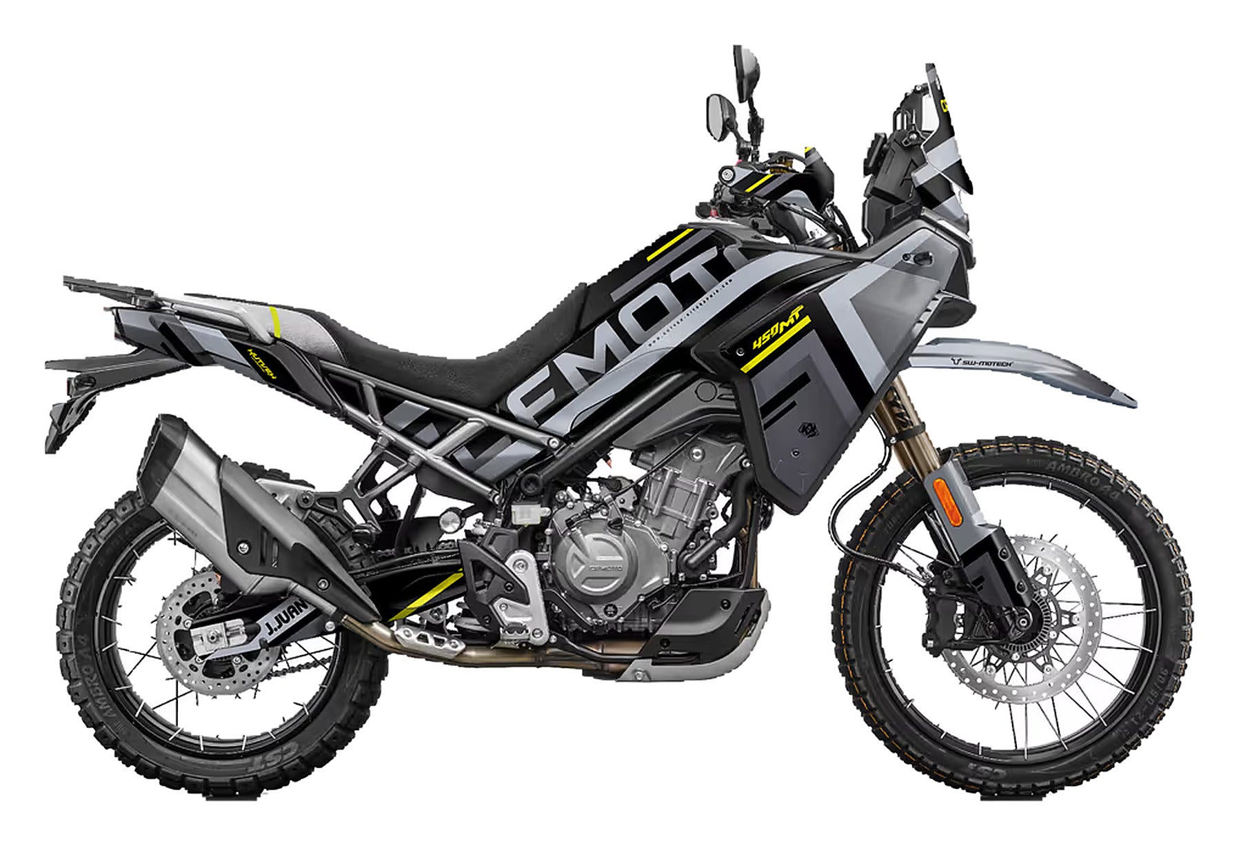 Kit de Gráficas para Moto Adventure CF Moto 450 MT - Diseño 05 - LedPro Racing