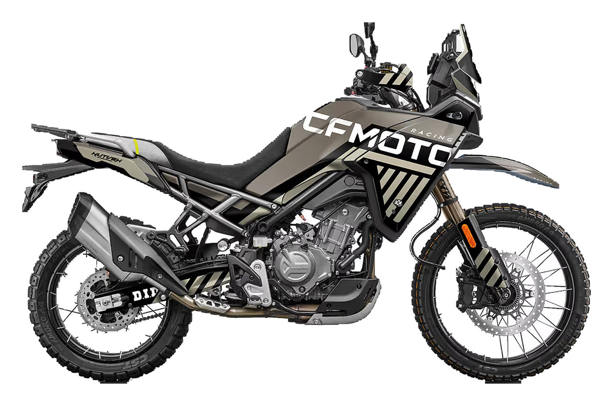 Kit de Gráficas para Moto Adventure CF Moto 450 MT - Diseño 10 - LedPro Racing