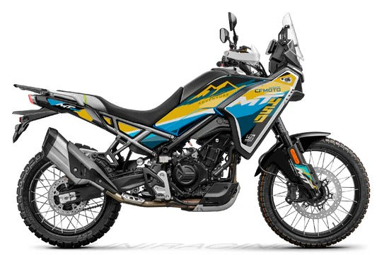 Kit de Gráficas para Moto Adventure CF Moto 450 MT - Diseño 14 - LedPro Racing