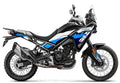 Kit de Gráficas para Moto Adventure CF Moto 450 MT - Diseño 17 - LedPro Racing