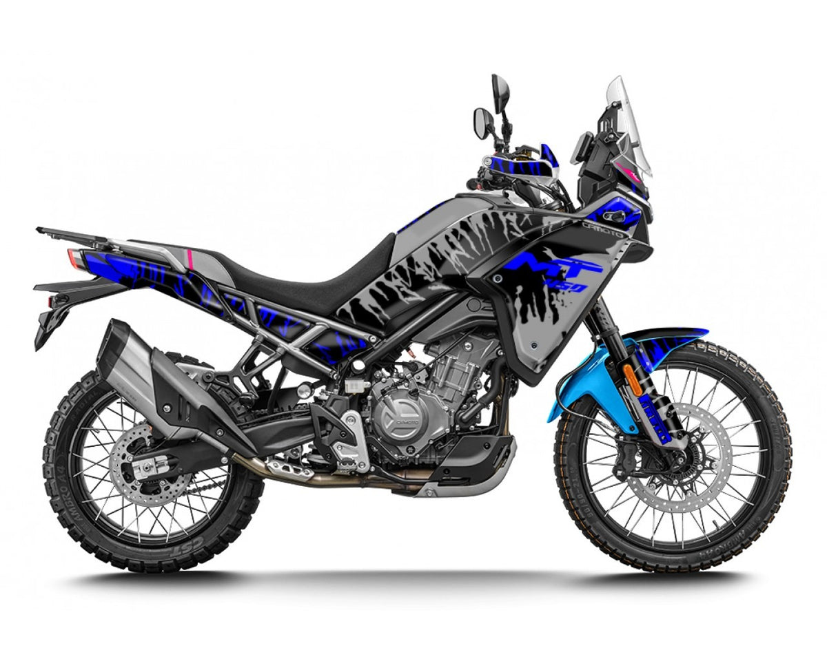 Kit de Gráficas para Moto Adventure CF Moto 450 MT - Diseño 21 - LedPro Racing
