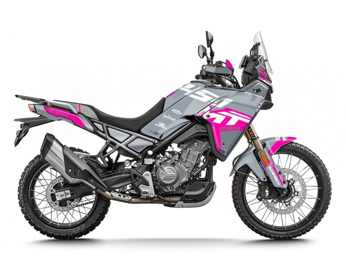 Kit de Gráficas para Moto Adventure CF Moto 450 MT - Diseño 22 - LedPro Racing