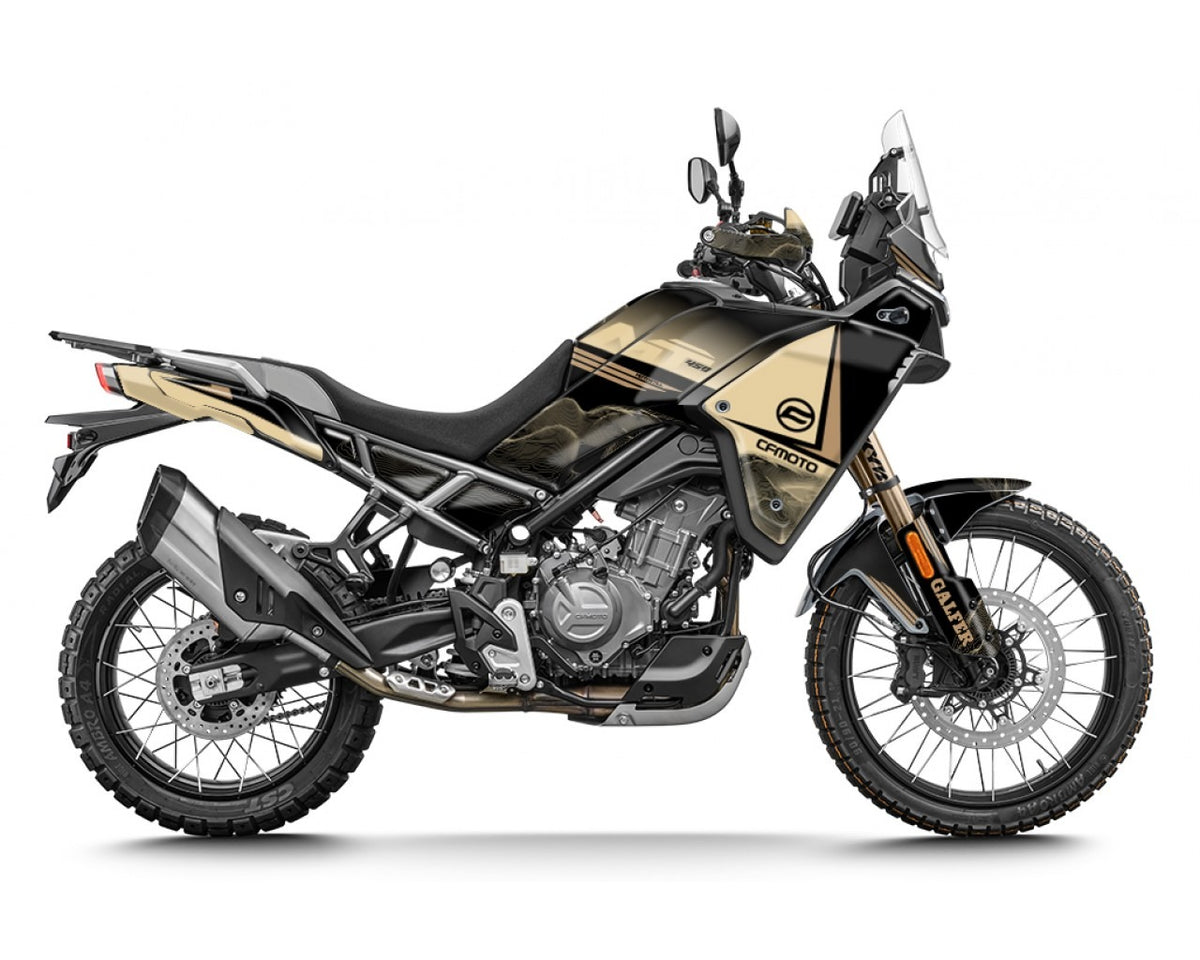 Kit de Gráficas para Moto Adventure CF Moto 450 MT - Diseño 25 - LedPro Racing