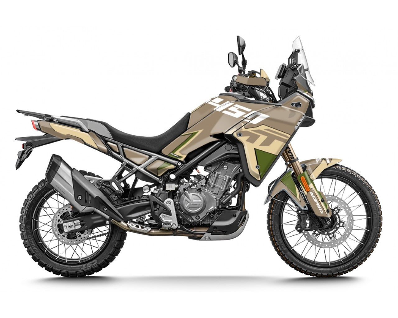 Kit de Gráficas para Moto Adventure CF Moto 450 MT - Diseño 26 - LedPro Racing