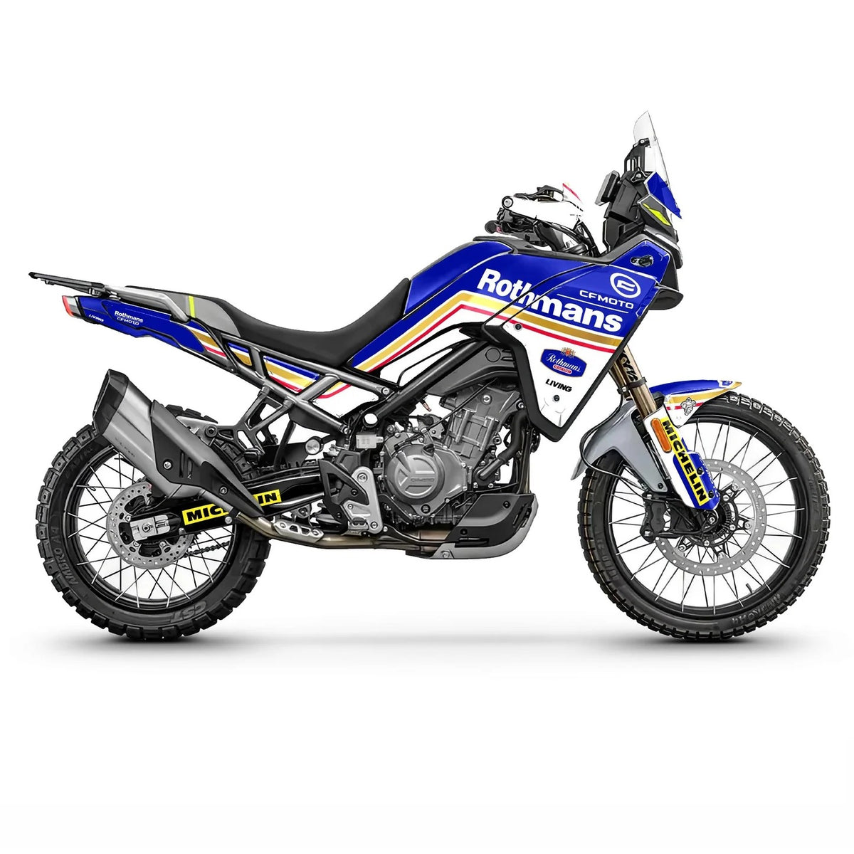 Kit de Gráficas para Moto Adventure CF Moto 450 MT - Diseño 31 - LedPro Racing