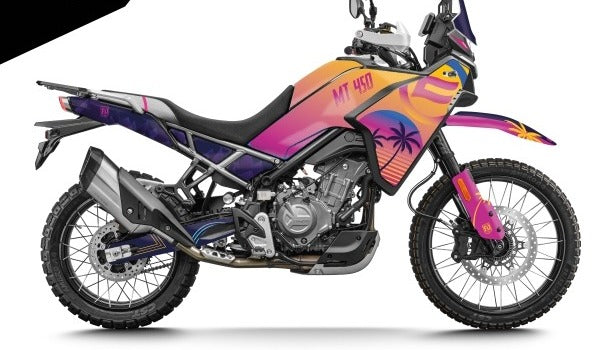 Kit de Gráficas para Moto Adventure CF Moto 450 MT - Diseño 36 - LedPro Racing
