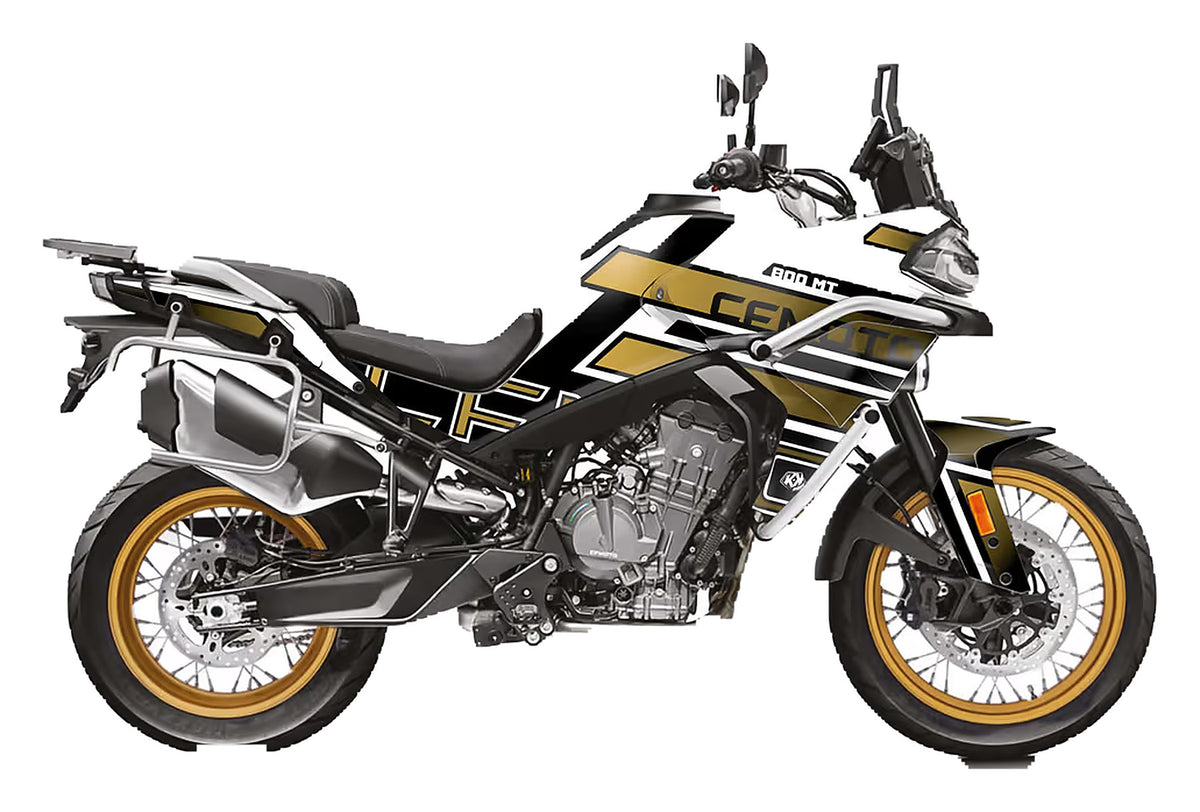Kit de Gráficas para Moto Adventure CF Moto 800 MT - Diseño 01 - LedPro Racing