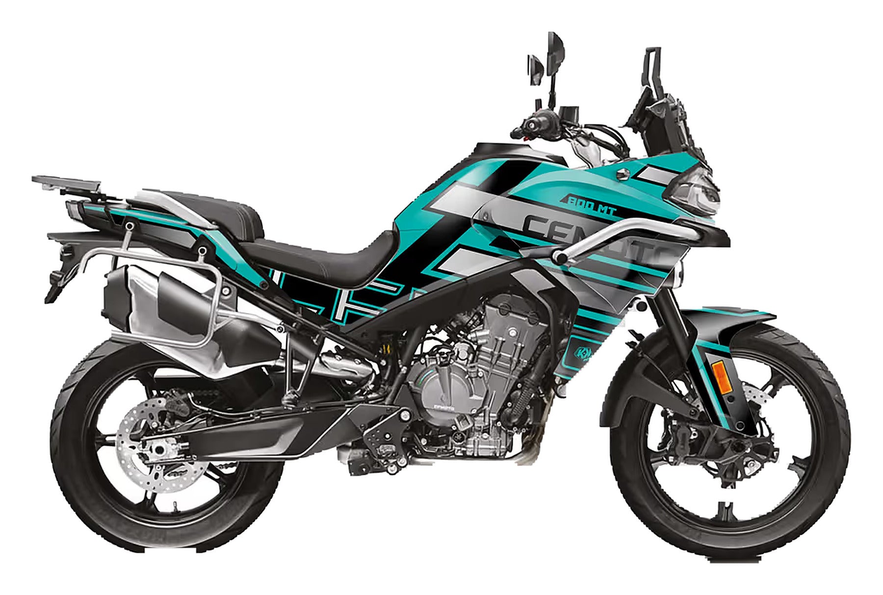 Kit de Gráficas para Moto Adventure CF Moto 800 MT - Diseño 03 - LedPro Racing