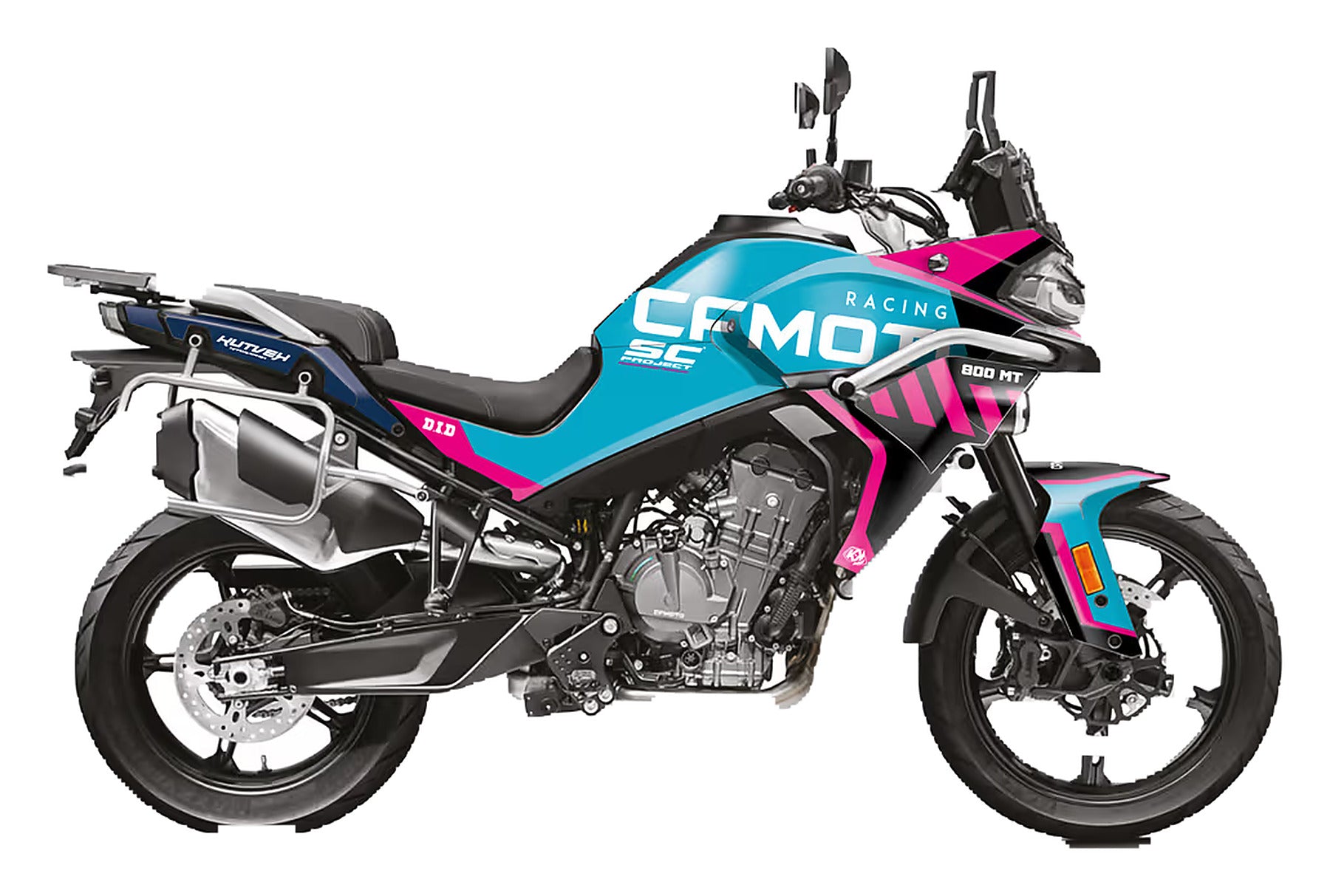Kit de Gráficas para Moto Adventure CF Moto 800 MT - Diseño 08 - LedPro Racing