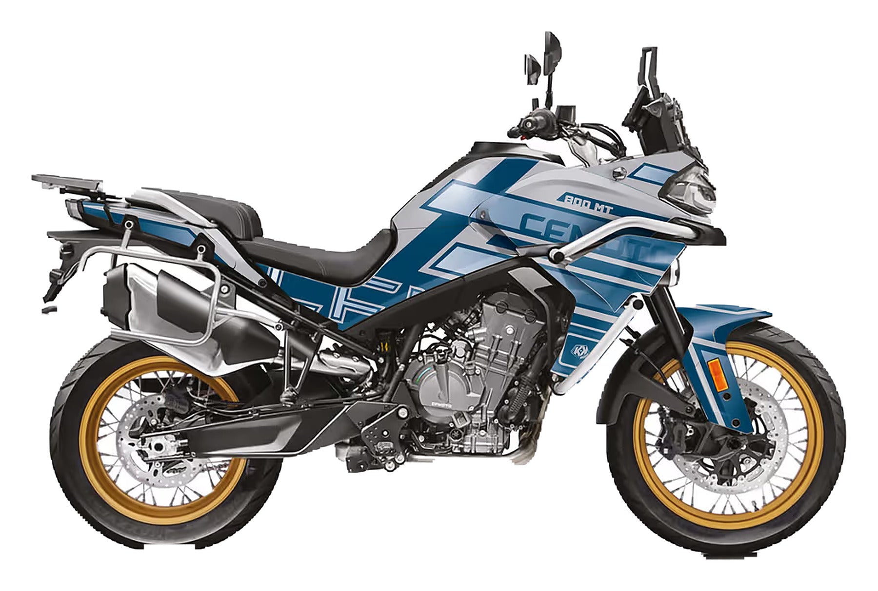 Kit de Gráficas para Moto Adventure CF Moto 800 MT - Diseño 09 - LedPro Racing