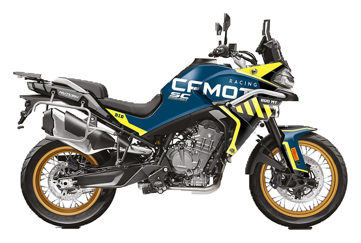 Kit de Gráficas para Moto Adventure CF Moto 800 MT - Diseño 13 - LedPro Racing