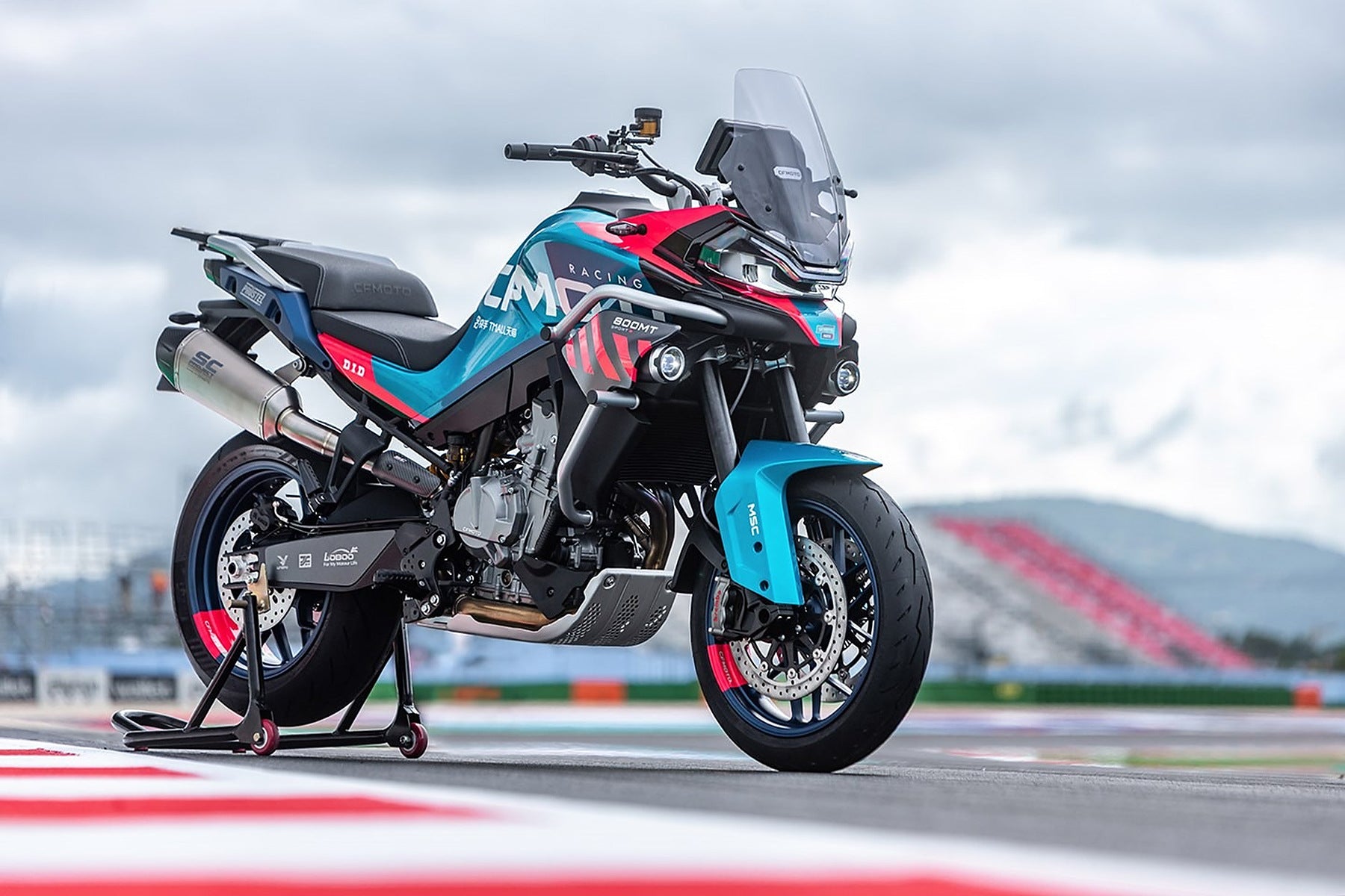 Kit de Gráficas para Moto Adventure CF Moto 800 MT - Diseño 15 - LedPro Racing